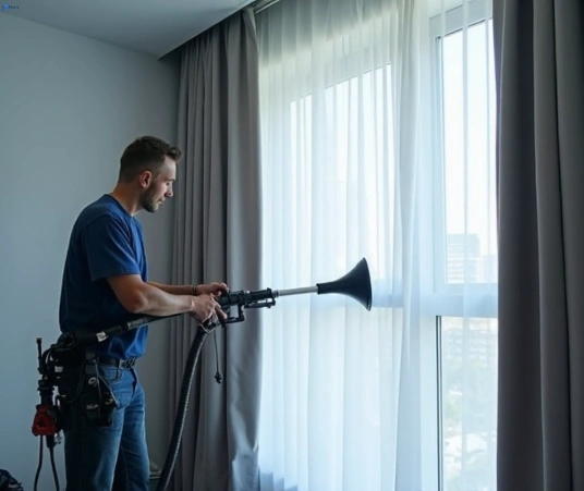 Professional curtain stain removal process equipment Matty Curtain Cleaning albanvale-vic