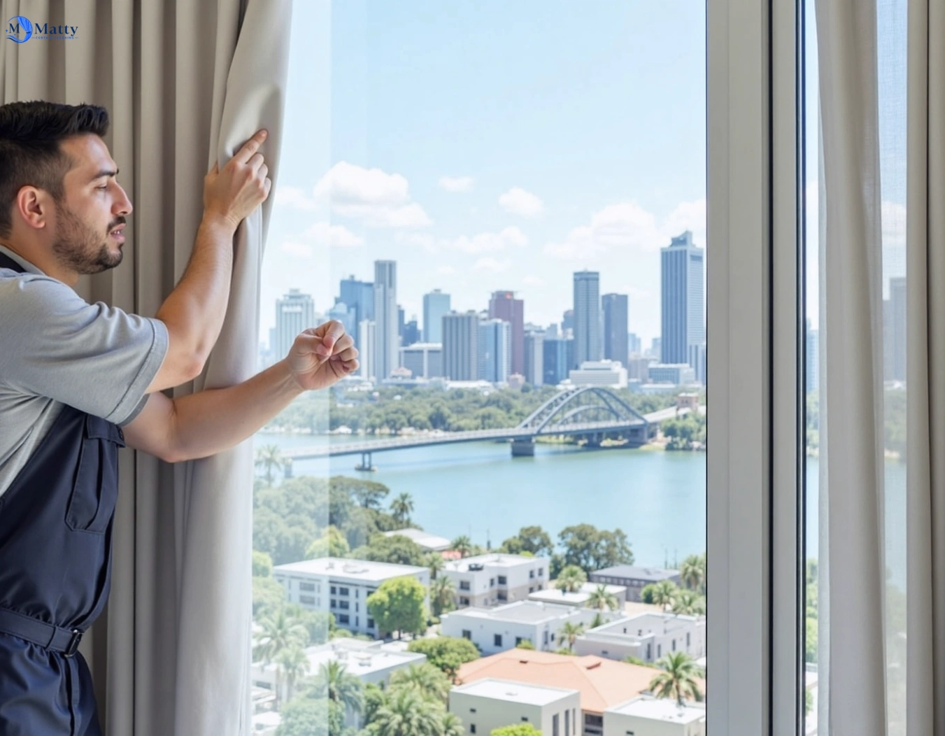 Professional curtain steam cleaning service albanvale-vic QLD by Matty Curtain Cleaning