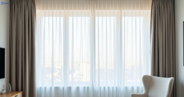 Restored vibrant drapes in albanvale-vic QLD after Matty Curtain Cleaning